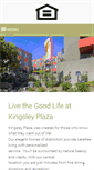 Mobile Screenshot of kingsleyplazaapts.com